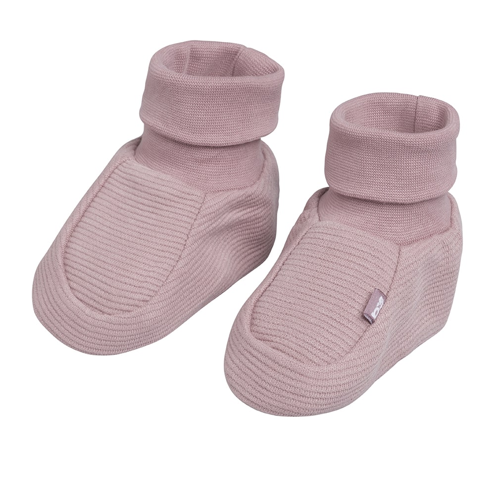 Chaussons Pure vieux rose - 3-6 mois