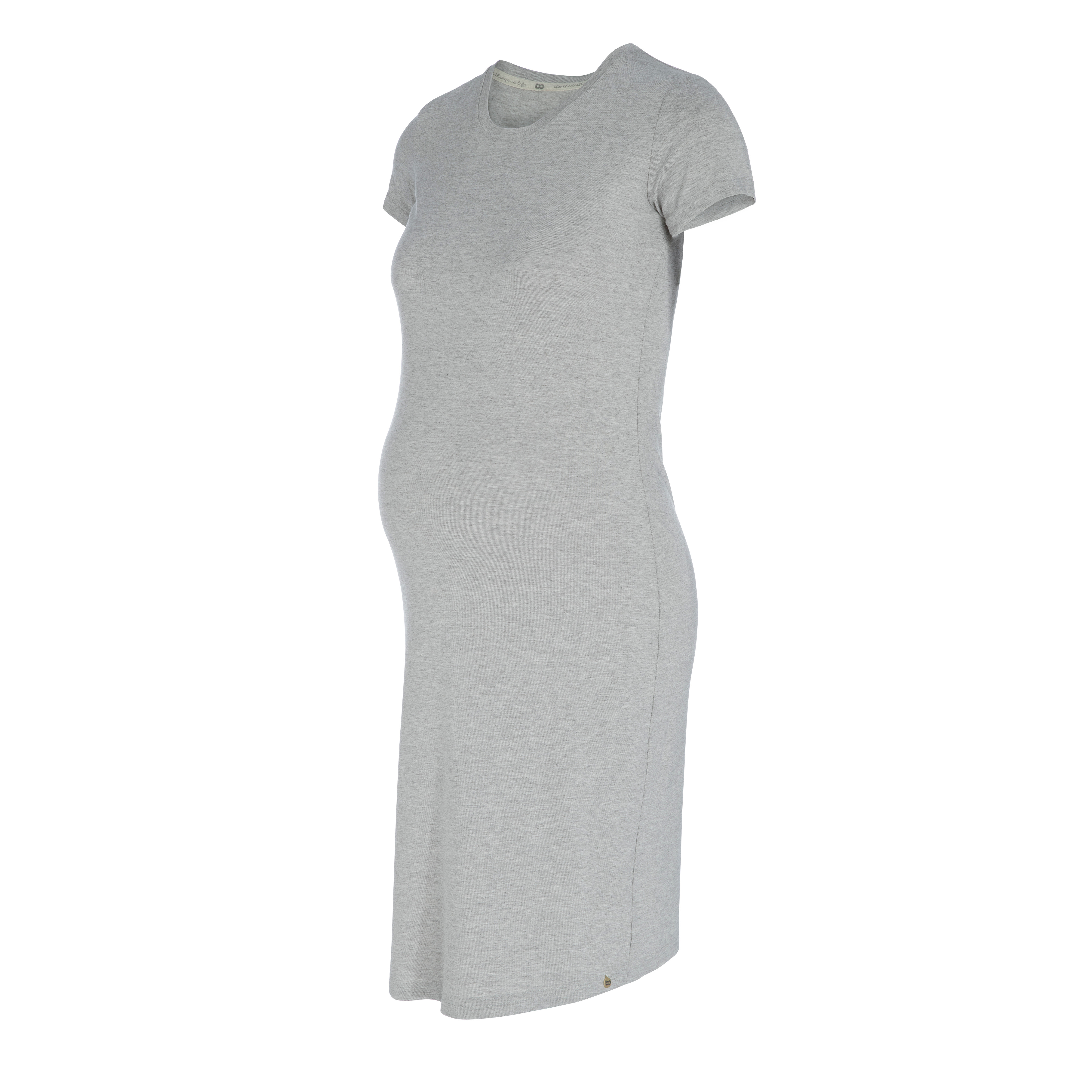 Robe de maternité Glow dusty grey - XL