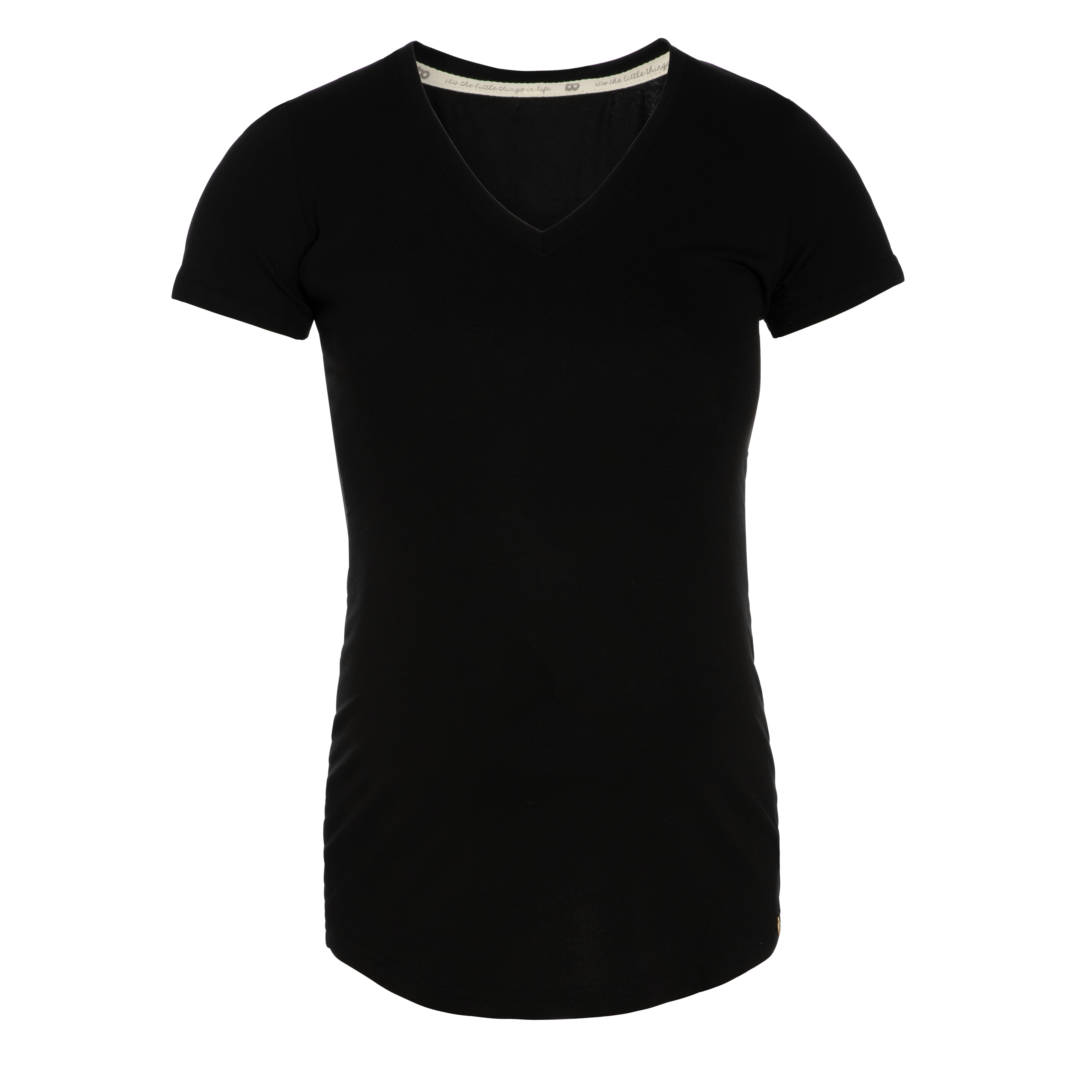 T-shirt de maternité Glow noir - M