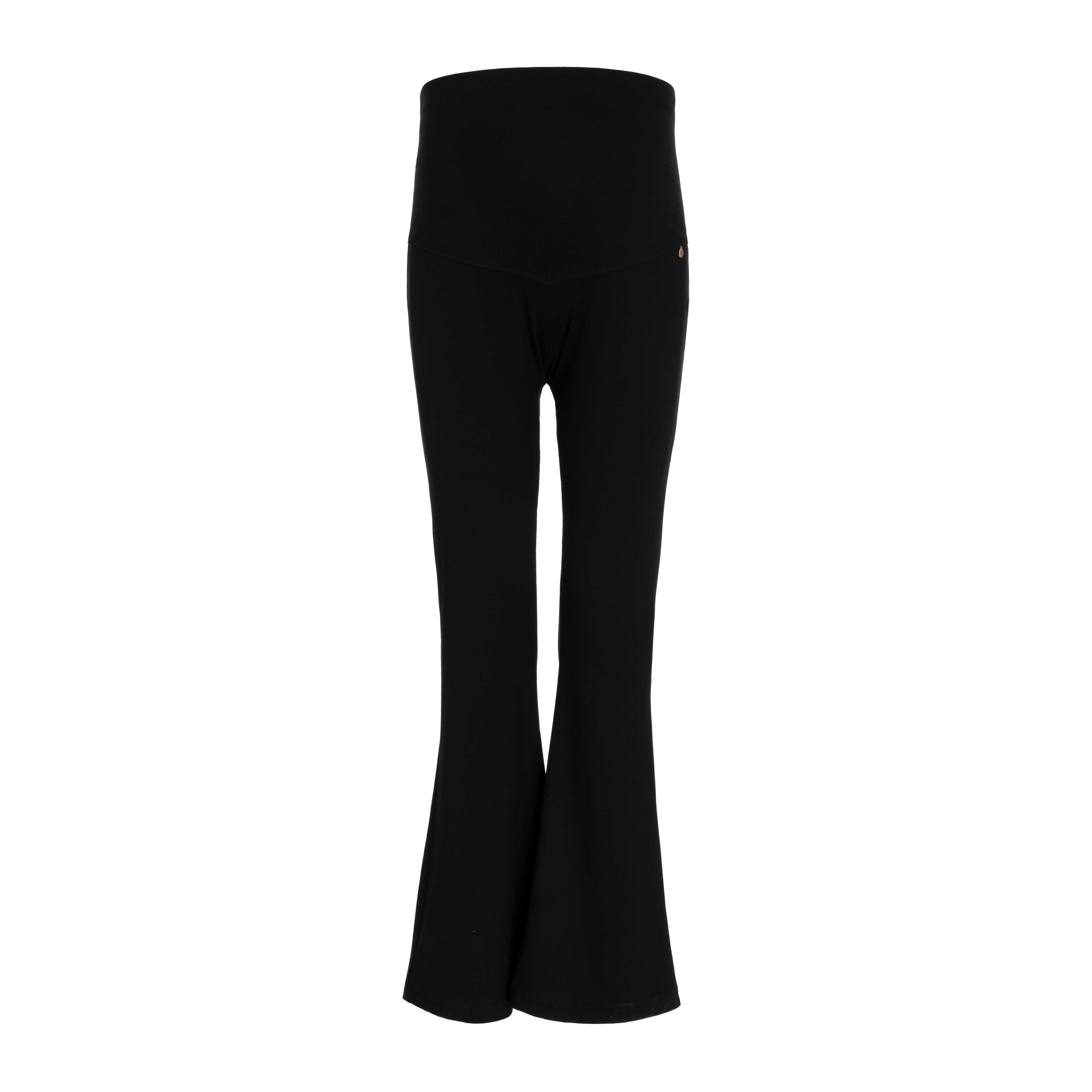 Flared pantalon de maternité Glow noir - XL