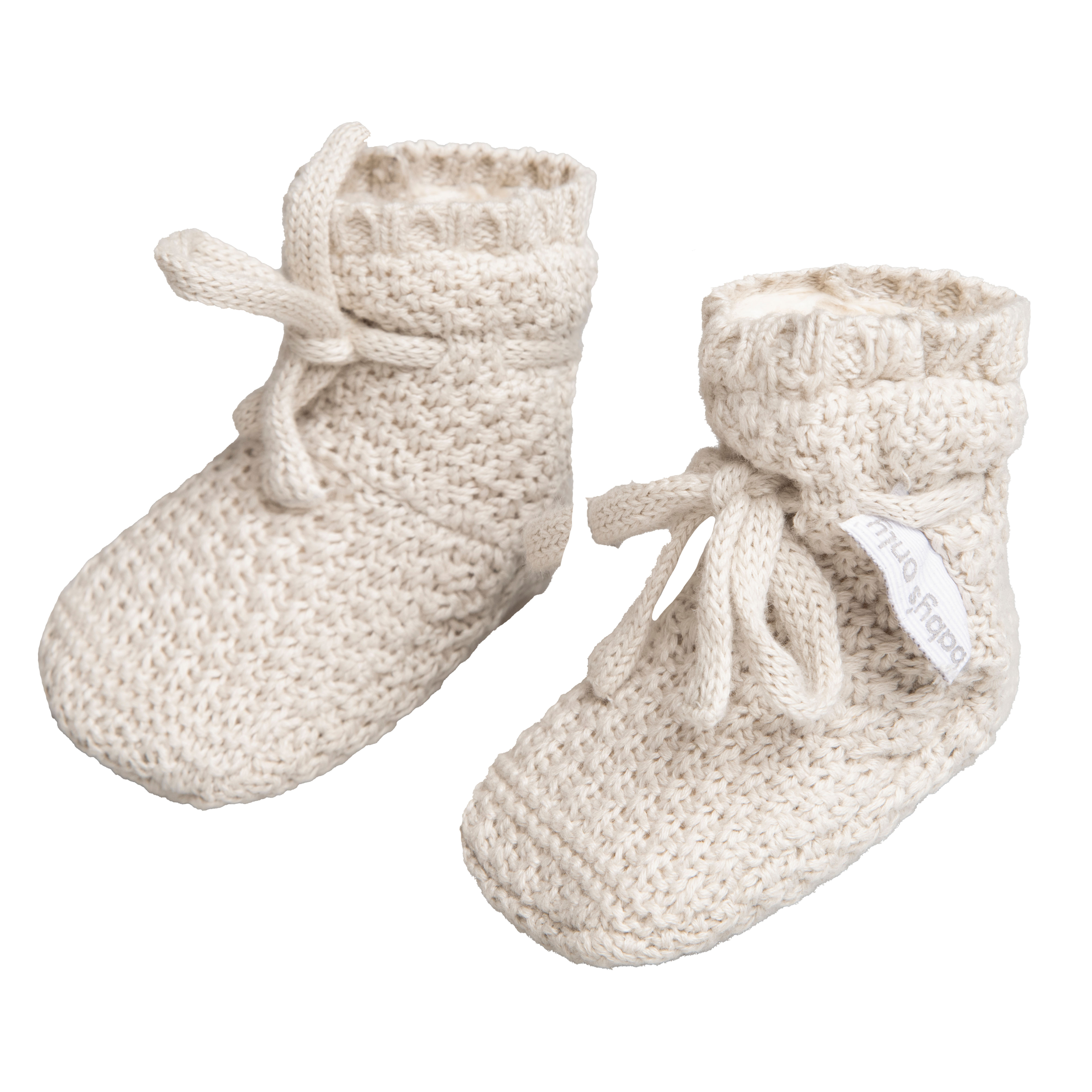 Chaussons teddy Willow warm linen - 0-3 mois