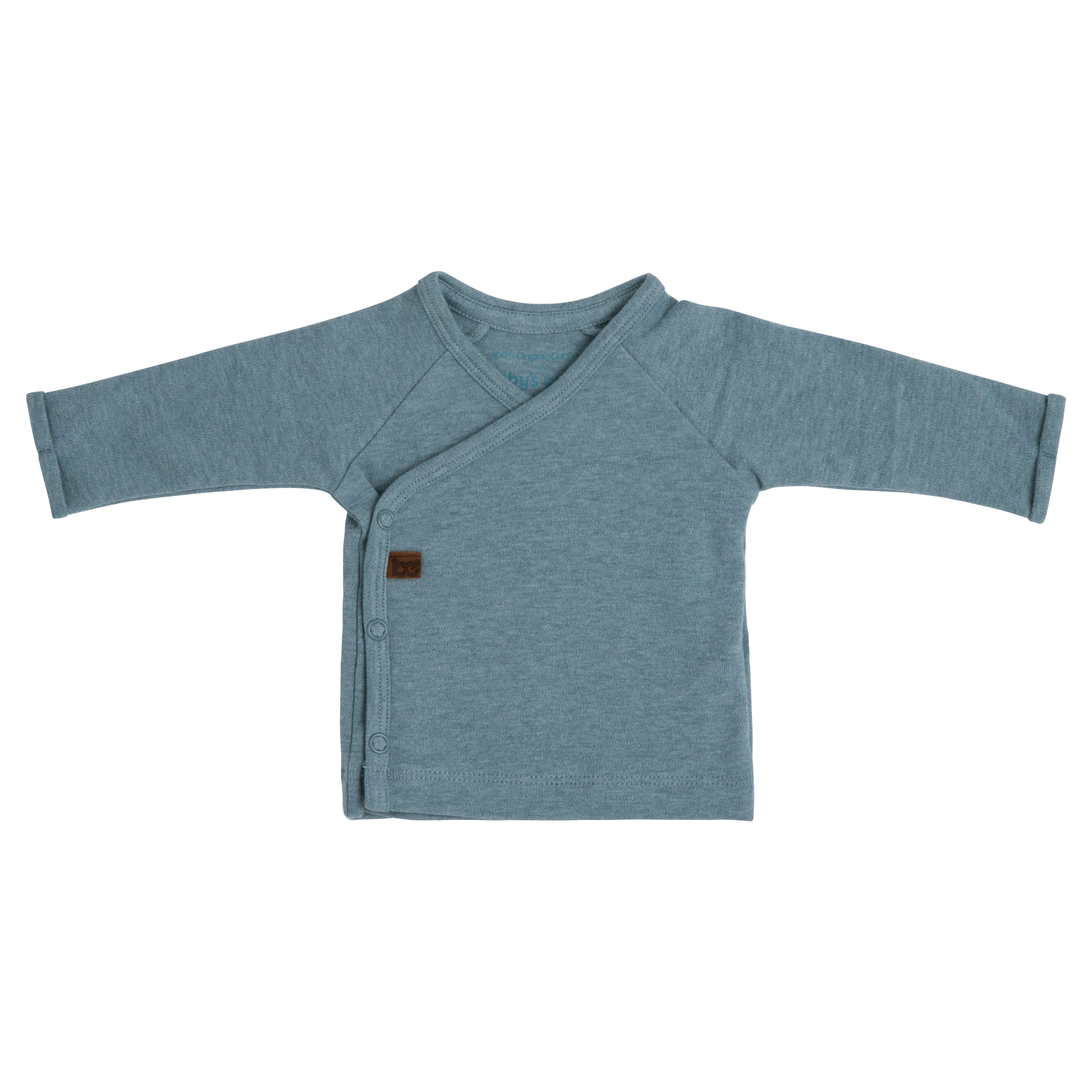Pullover bébé cache-coeur Melange stonegreen - 44
