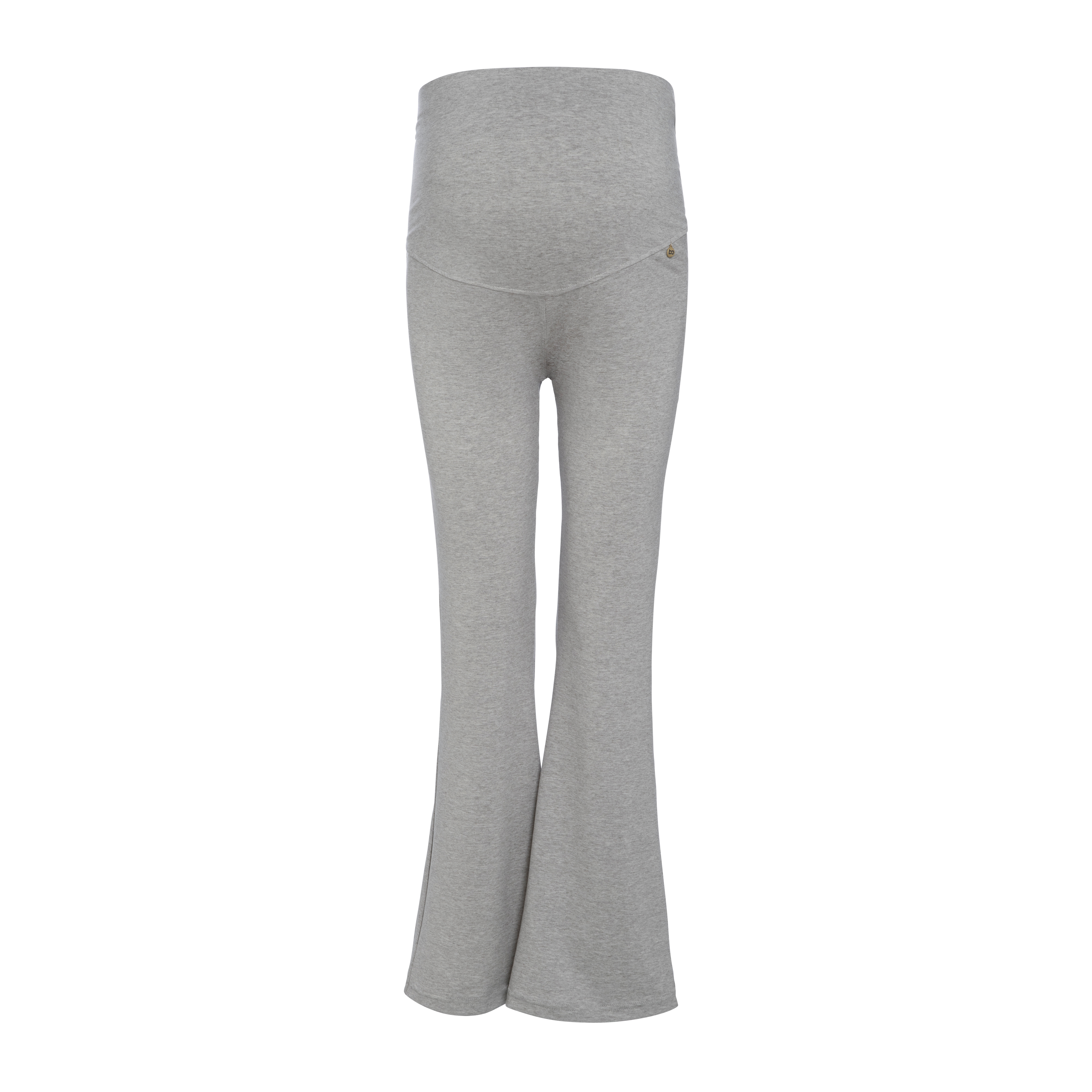 Flared pantalon de maternité Glow dusty grey - S