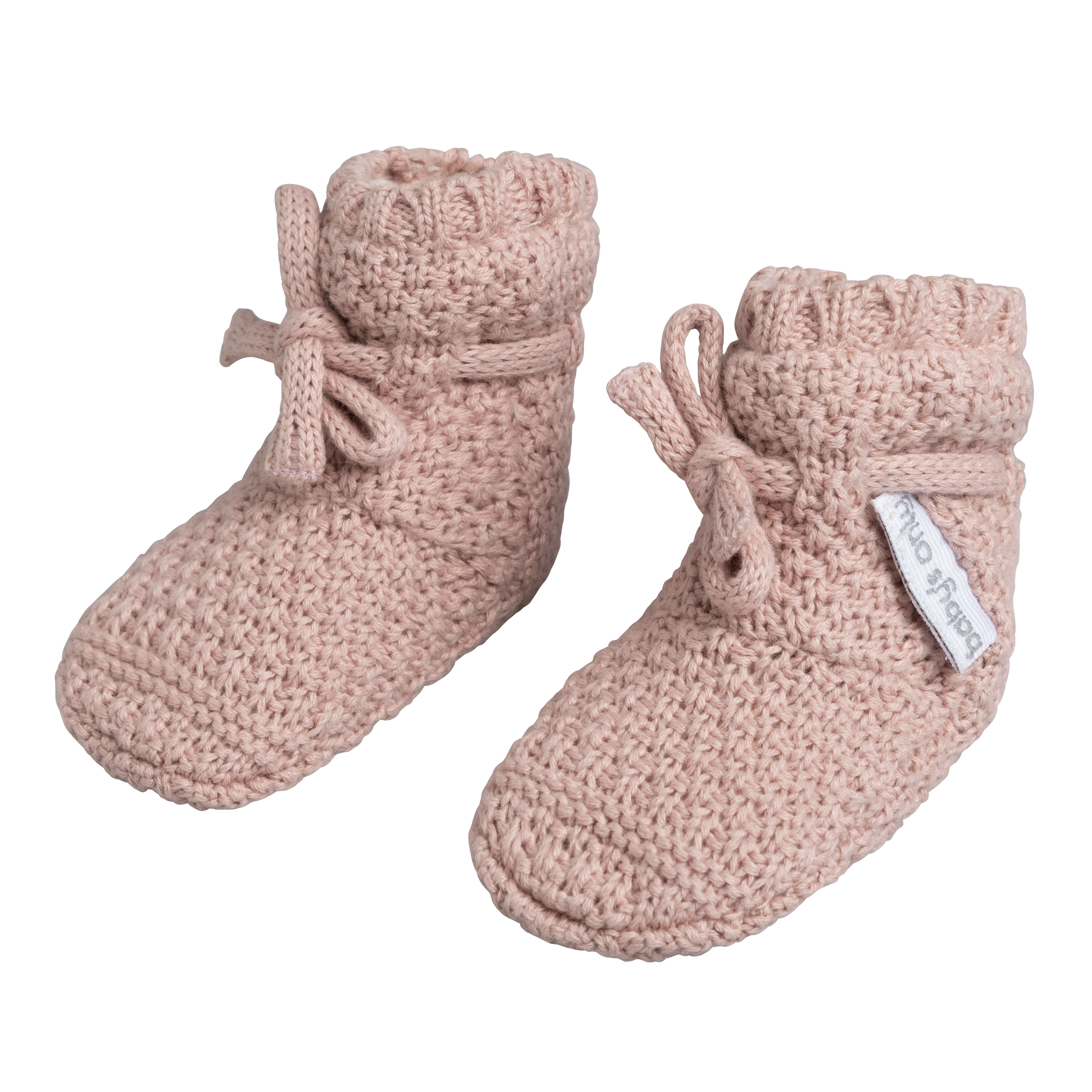 Chaussons teddy Willow vieux rose - 3-6 mois