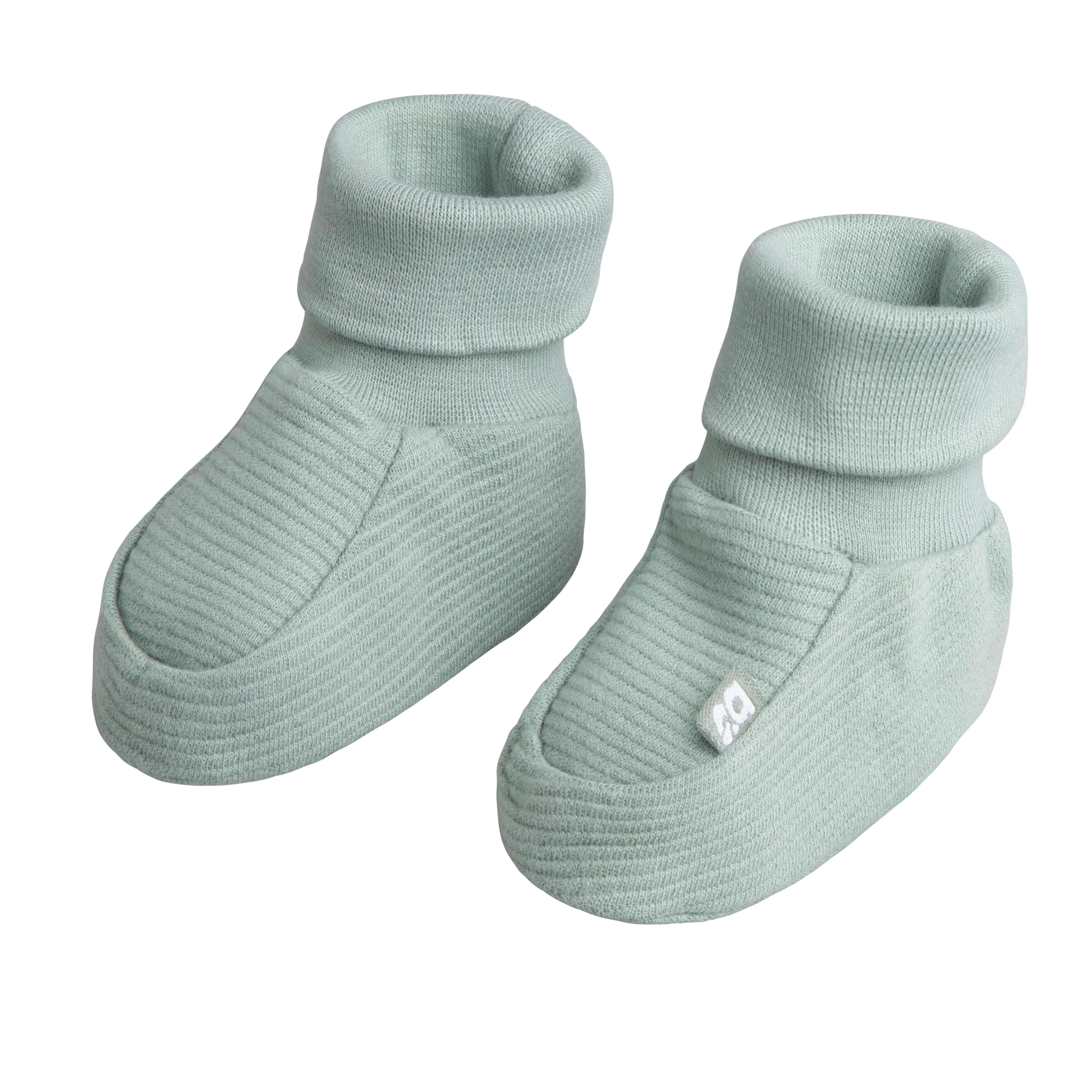 Chaussons Pure dusty green - 3-6 mois