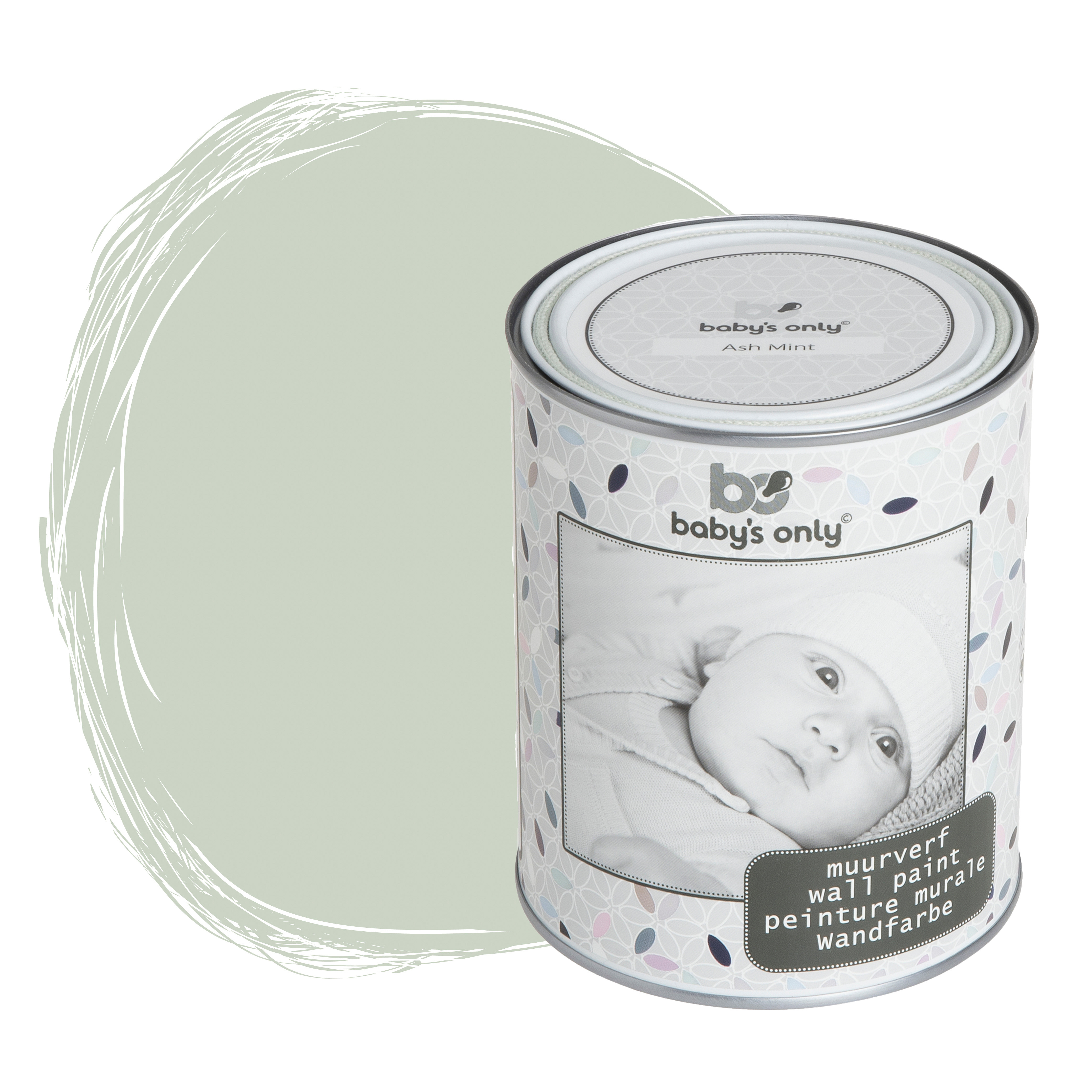 Peinture murale ash mint - 1 litre