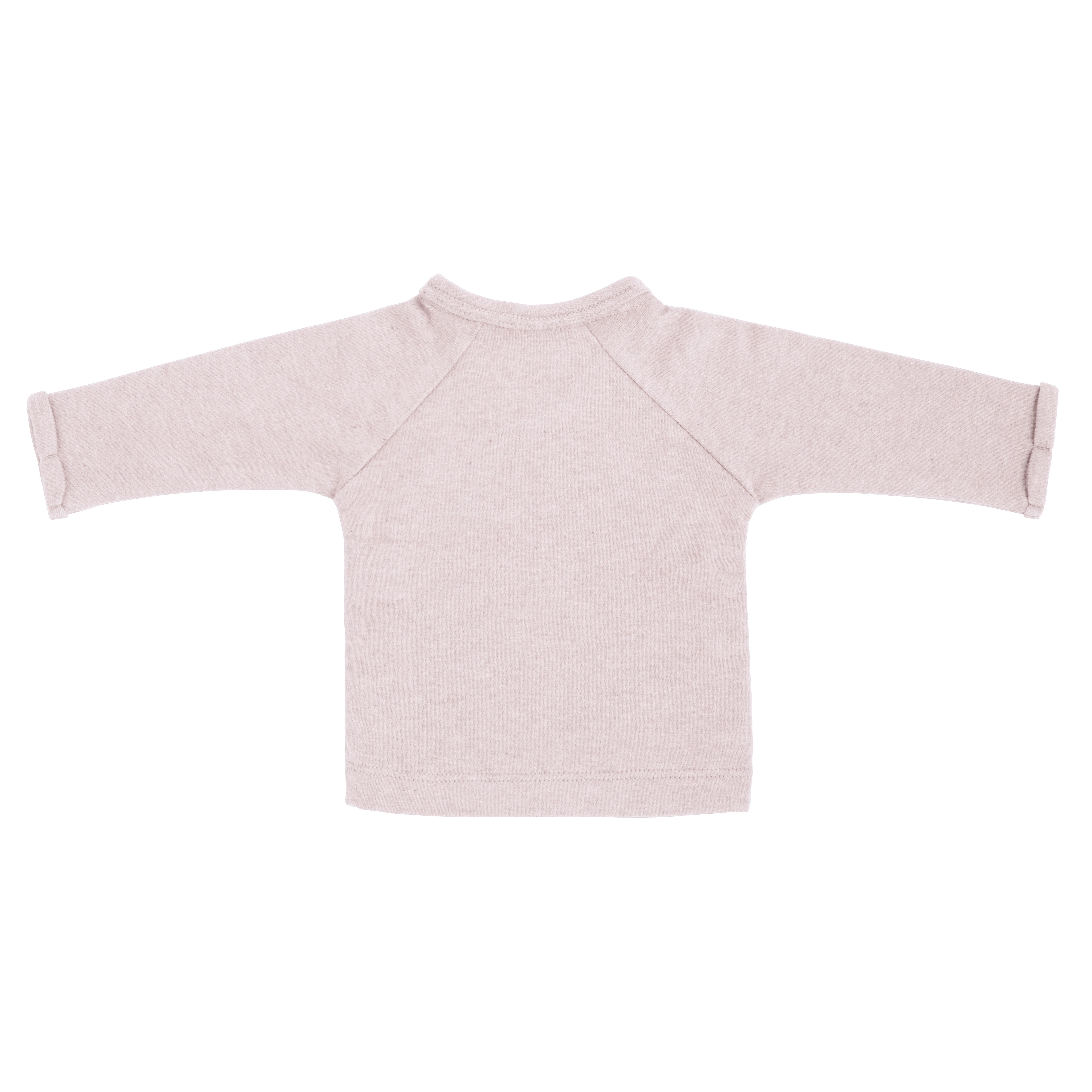 Pullover bébé cache-coeur Melange rose très clair - 44