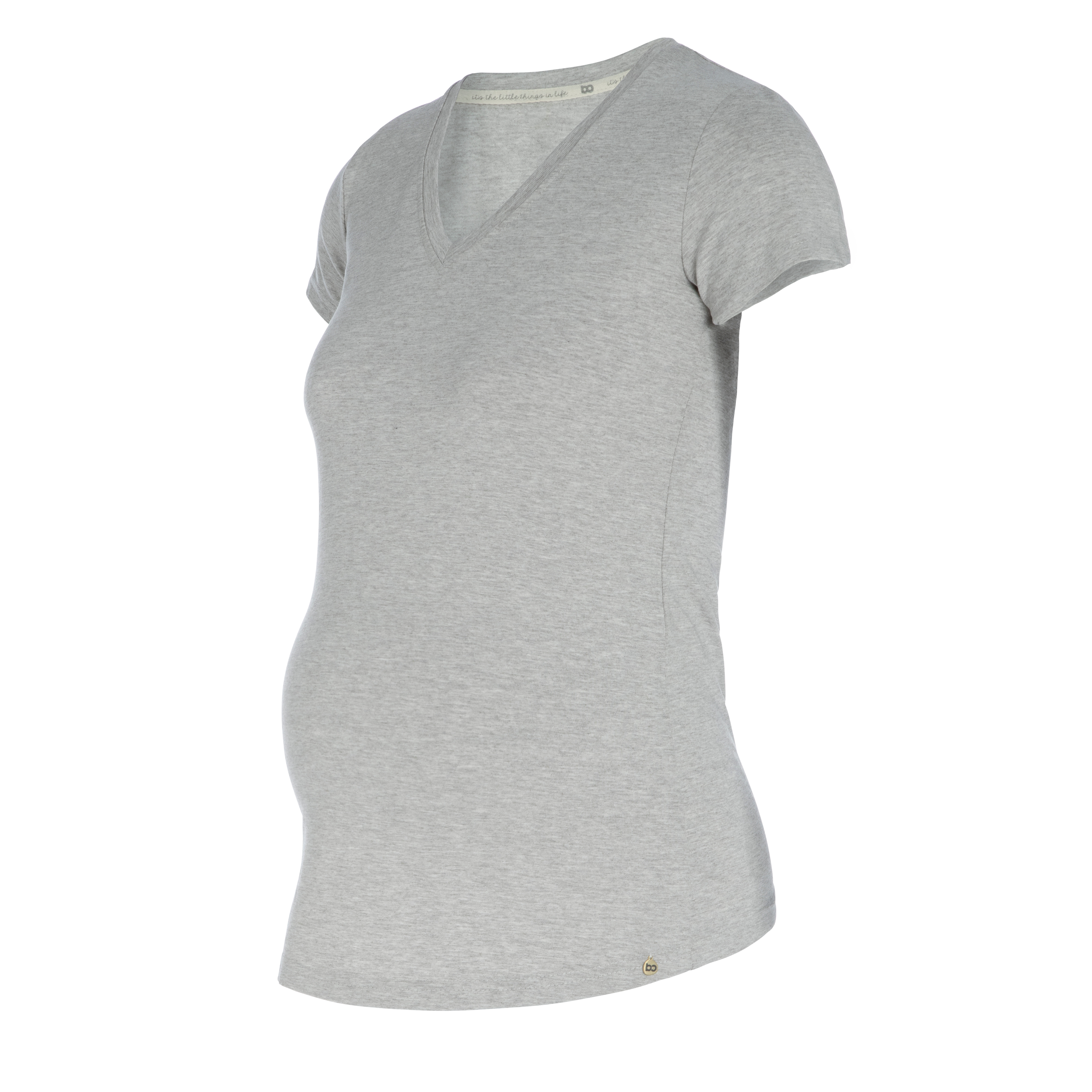 T-shirt de maternité Glow dusty grey - S