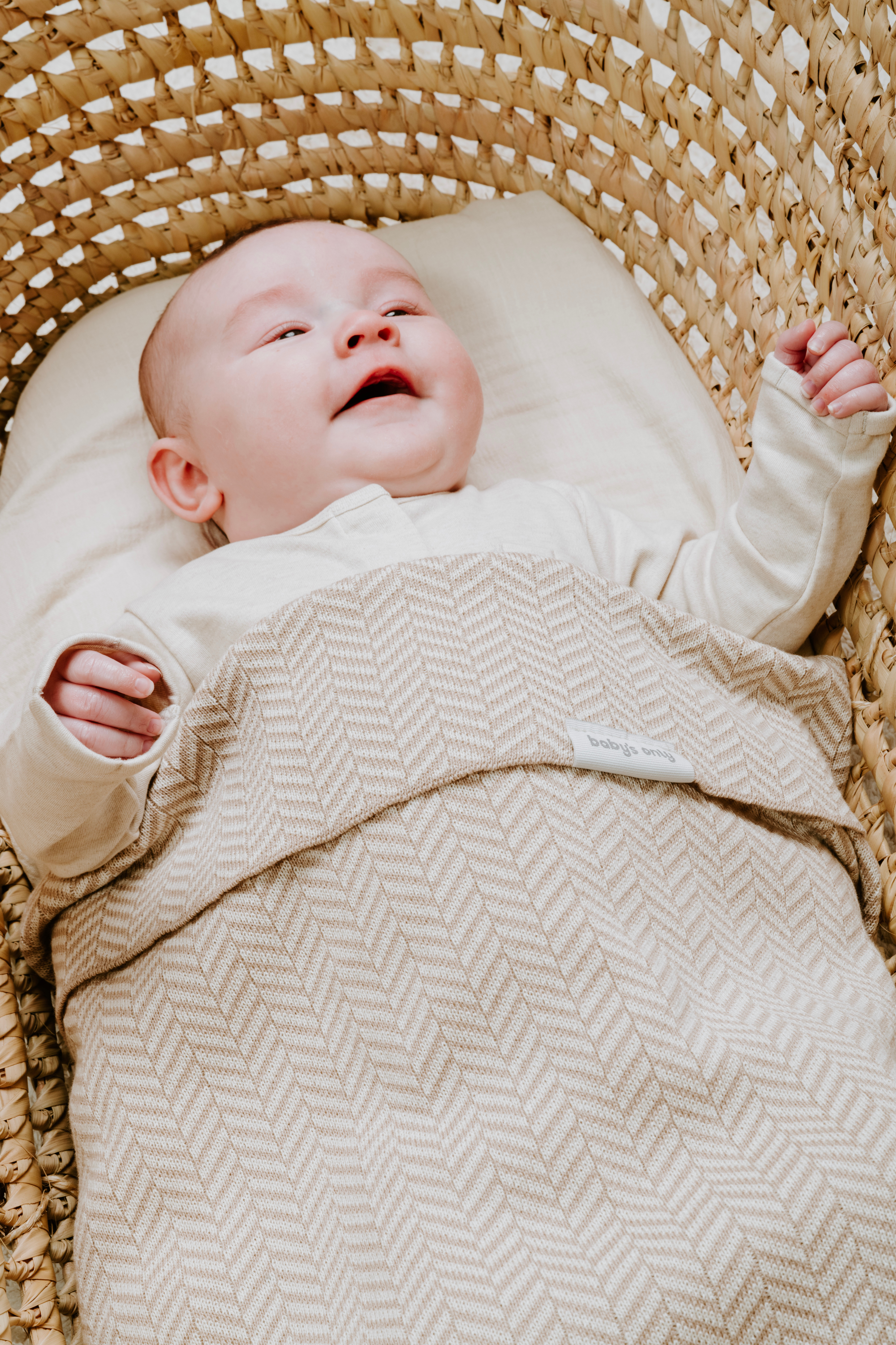 Baby's Only Couverture lit bébé Cozy Dusty Grey - 100x135 cm
